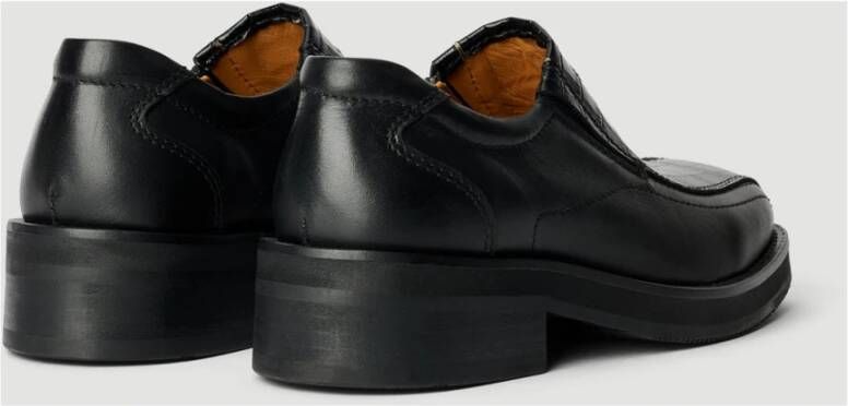 Soulland Zwarte Croco Loafers met Dikke Zool Black Dames