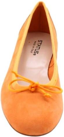 Status Stijlvolle Ballerina Flats voor Moderne Vrouwen Orange Dames