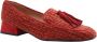 Status Klassieke Mocassin Schoenen Red Dames - Thumbnail 3