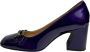 Status Paarse lakleren pumps met gesp Purple Dames - Thumbnail 1