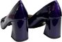 Status Paarse lakleren pumps met gesp Purple Dames - Thumbnail 3