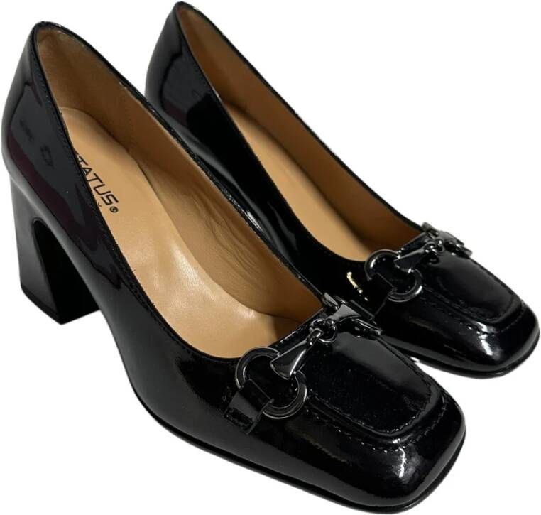 Status Zwarte lakleren hoge hakken pumps Black Dames