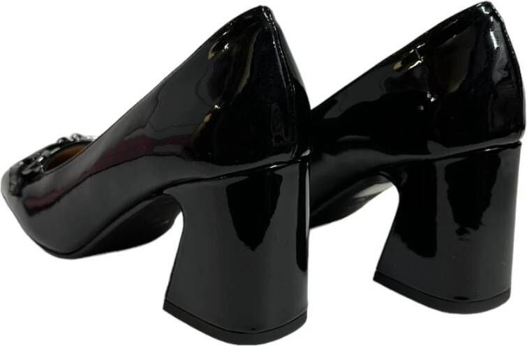 Status Zwarte lakleren hoge hakken pumps Black Dames