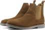 Stefano Lauran Chelsea boots Heren Boots Laarzen Herenschoenen Suède S3075 Midden bruin - Thumbnail 2