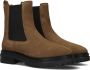 Stefano Lauran Chelsea boots Dames Laarzen Damesschoenen Suède S3109. Midden bruin - Thumbnail 2