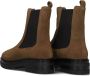 Stefano Lauran Chelsea boots Dames Laarzen Damesschoenen Suède S3109. Midden bruin - Thumbnail 3