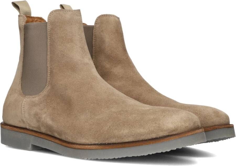 Stefano Lauran Bruine Suède Chelsea Boots Brown Heren