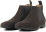 Stefano Lauran Bruine Suède Chelsea Boots Brown Heren - Thumbnail 6