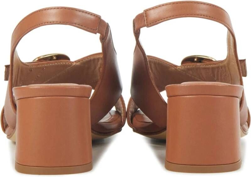 Stefano Lauran Cognac Sandalen Brown Dames