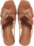 STEFANO LAURAN Sandalen Dames 728-03p Maat: 36 Materiaal: Leer Kleur: Cognac - Thumbnail 4