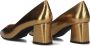 Stefano Lauran Dames Pumps Damesschoenen Leer Blokhak hoogte S3076 Goud - Thumbnail 5