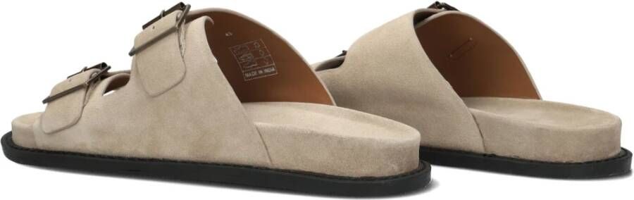 Stefano Lauran Heren Bio Slip-On Mocassins Beige Suède Beige Heren