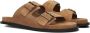 STEFANO LAURAN Slippers Heren 2 Gesp Bio Slipper 1 Maat: 46 Materiaal: Suède Kleur: Cognac - Thumbnail 2