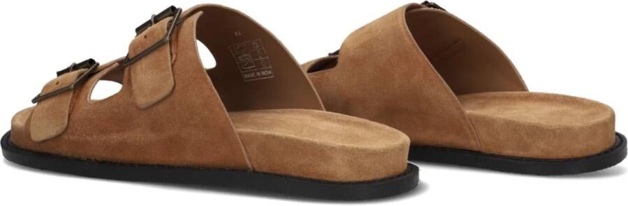 Stefano Lauran Heren Bio Slip-On Mocassins Cognac Brown Heren