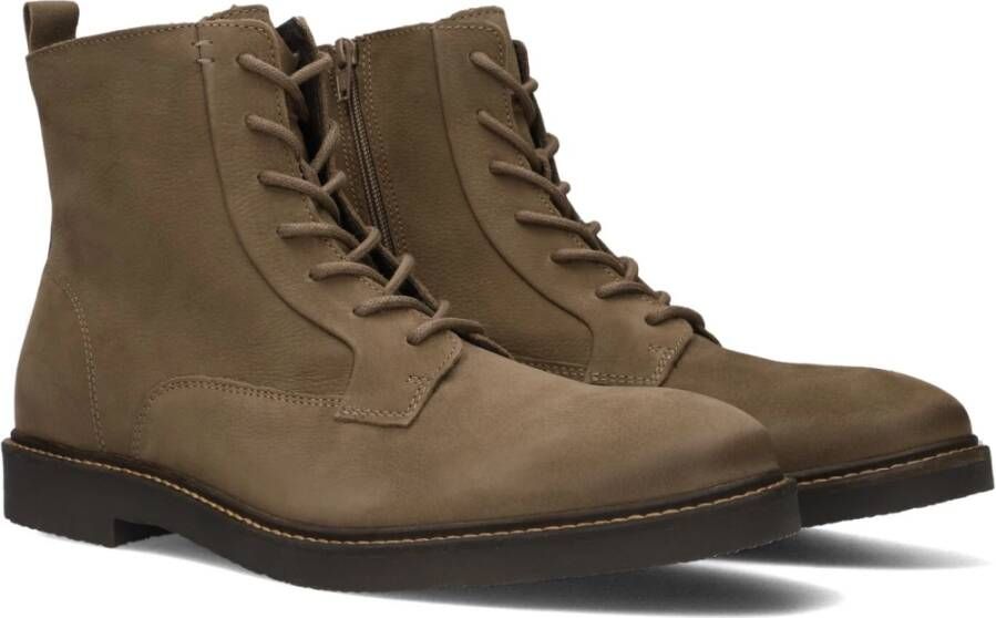 Stefano Lauran Heren Nubuck Veterschoenen Green Heren