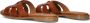 STEFANO LAURAN Slippers Dames Led Knoop Slipper Maat: 39 Materiaal: Leer Kleur: Cognac - Thumbnail 3