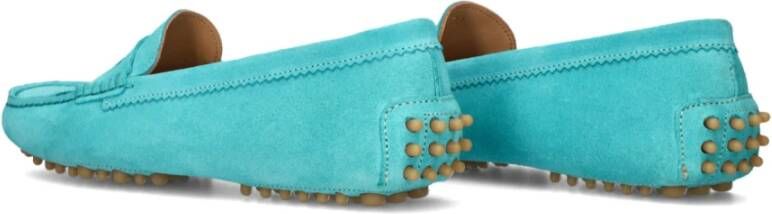 Stefano Lauran Turquoise Mocassins Blue Dames