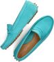 Stefano Lauran Instappers Loafers Female Damesschoenen Suède S3256 Turquoise - Thumbnail 5