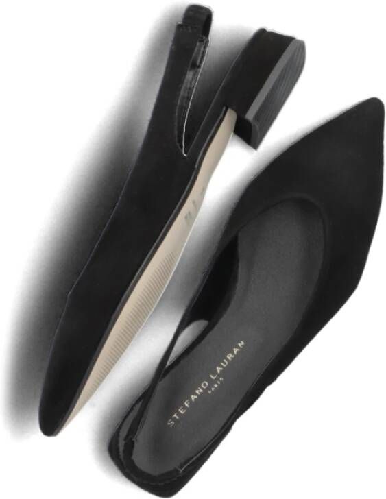 Stefano Lauran Zwarte Ballerina Flats Black Dames