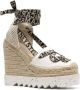 Stella Mccartney Beige Canvas Sleehak Espadrilles Beige Dames - Thumbnail 3