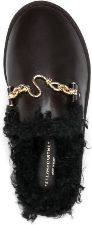 Stella Mccartney Bruine Imitatieleer Instap Schoenen Black Dames