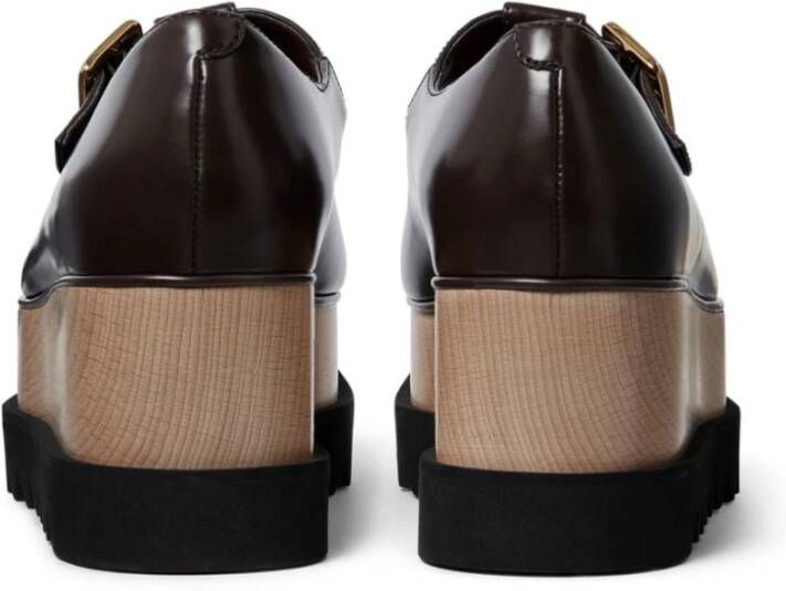 Stella Mccartney Bruine platte schoenen met uitsparingen Brown Dames