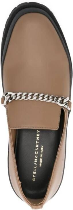 Stella Mccartney Chian Gedetailleerde Loafers Brown Dames