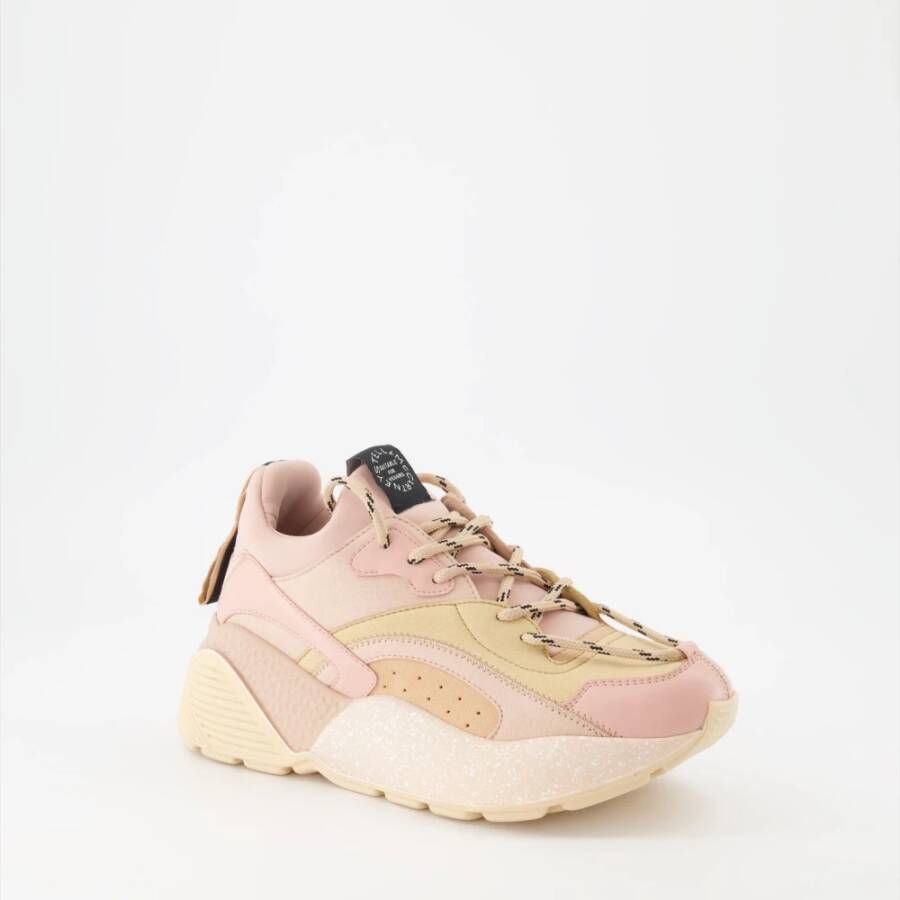 Stella Mccartney Eco-vriendelijke Sneakers met Oversized Zool Pink Dames