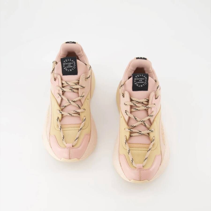 Stella Mccartney Eco-vriendelijke Sneakers met Oversized Zool Pink Dames