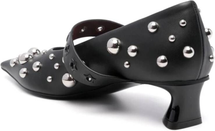 Stella Mccartney Elsa Studded Kitten Heel Pumps Black Dames