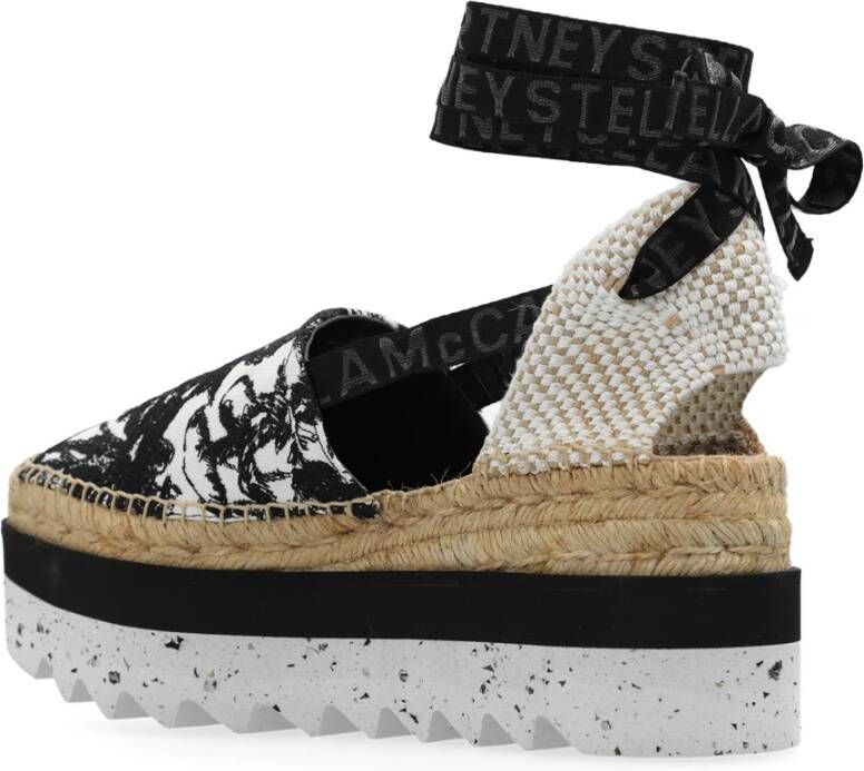 Stella Mccartney Gaia platform espadrilles Black Dames