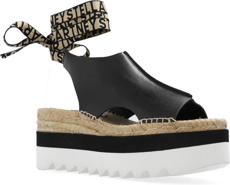 Stella Mccartney Gaia platform sandalen Black Dames