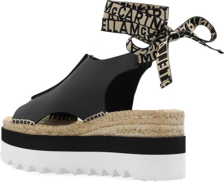 Stella Mccartney Gaia platform sandalen Black Dames