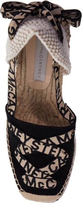 Stella Mccartney 'Gaia' Sleehak Espadrilles Beige Dames