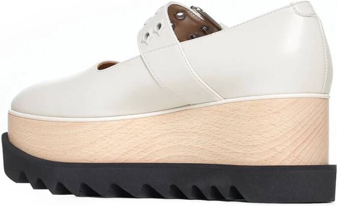 Stella Mccartney Ivory Mat Mary Janes Schoenen Beige Dames