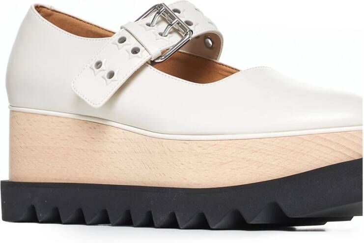 Stella Mccartney Ivory Mat Mary Janes Schoenen Beige Dames