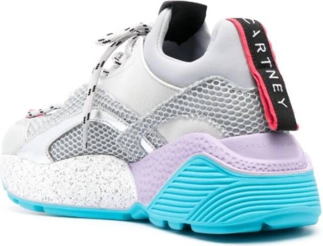 Stella Mccartney Kleur-Blok Sneakers met Beoordeling Multicolor Dames