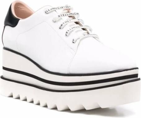 Stella Mccartney Kleur-Blok Sneakers met Ethische Impact White Dames