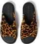 Stella Mccartney Luipaardprint Open Teen Sandalen Brown Dames - Thumbnail 3