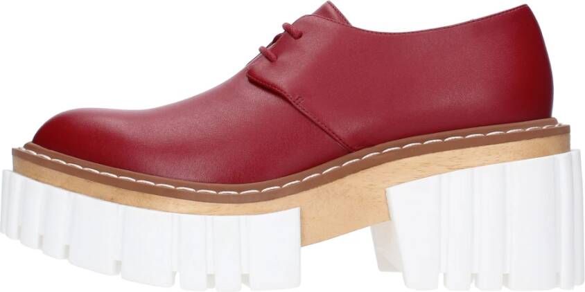 Stella Mccartney Platte schoenen Bordeaux Red Dames