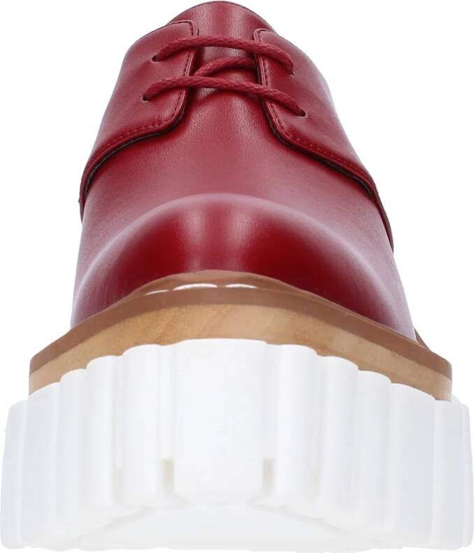 Stella Mccartney Platte schoenen Bordeaux Red Dames