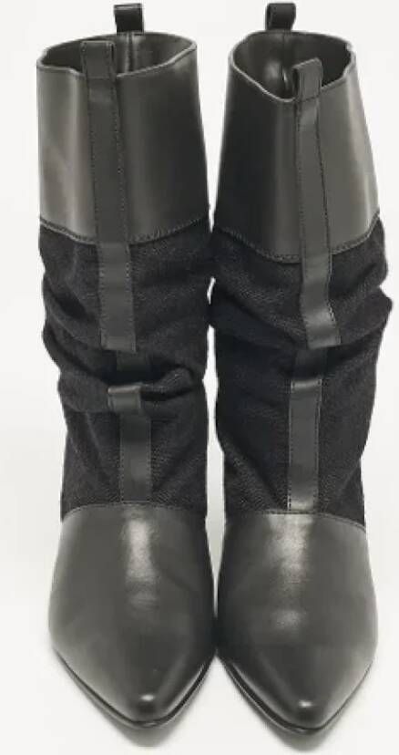 Stella McCartney Pre-owned Canvas boots Black Dames