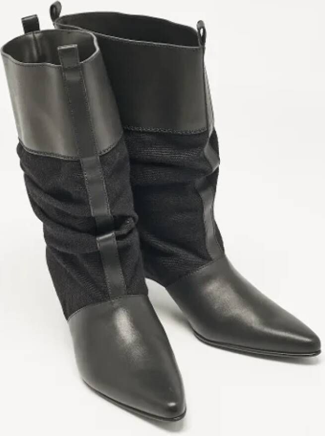 Stella McCartney Pre-owned Canvas boots Black Dames