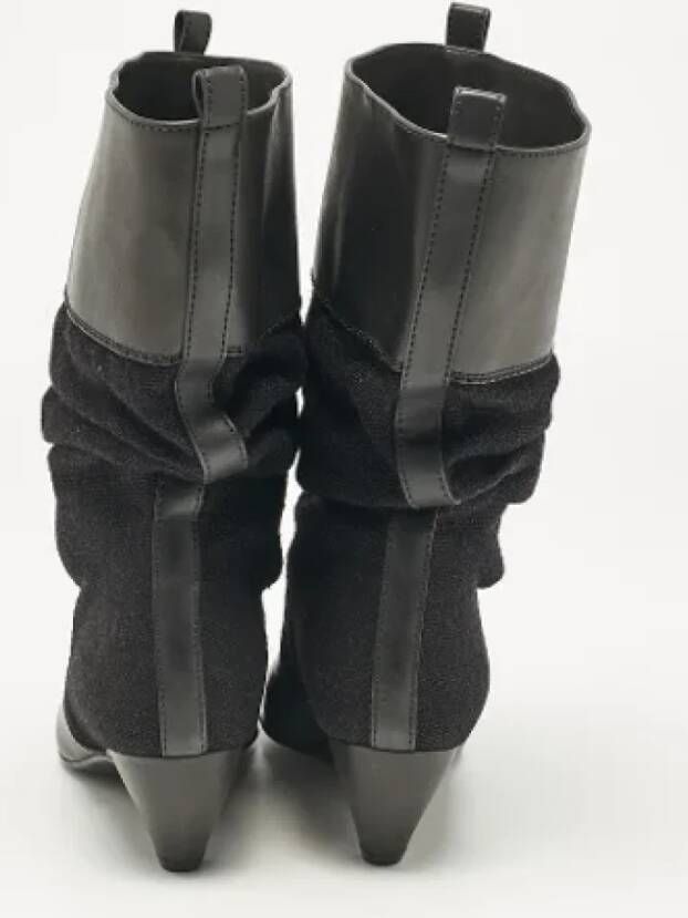 Stella McCartney Pre-owned Canvas boots Black Dames