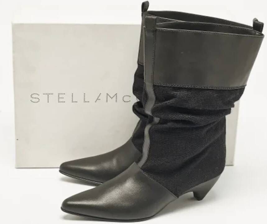 Stella McCartney Pre-owned Canvas boots Black Dames