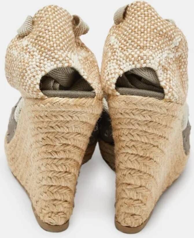 Stella McCartney Pre-owned Canvas espadrilles Gray Dames