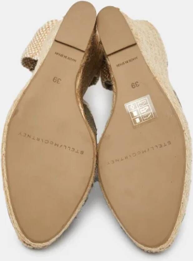 Stella McCartney Pre-owned Canvas espadrilles Gray Dames