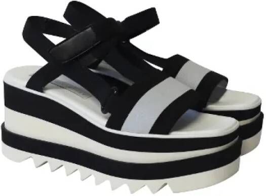 Stella McCartney Pre-owned Canvas sandals Black Dames