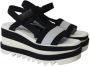 Stella McCartney Pre-owned Canvas sandals Black Dames - Thumbnail 3