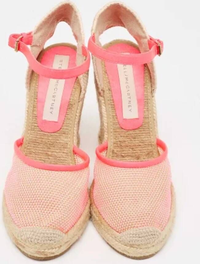 Stella McCartney Pre-owned Canvas sandals Pink Dames